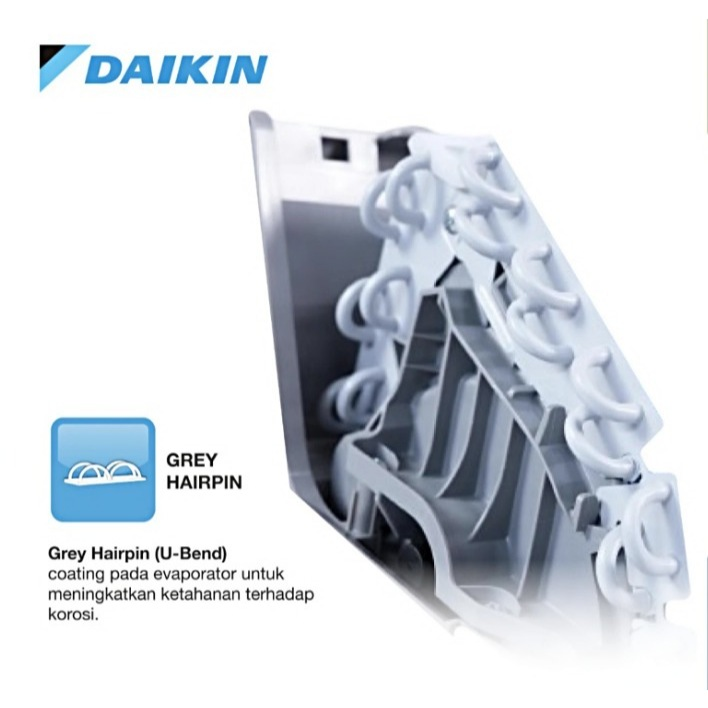 Ac Daikin Beta Inverter 1/2pk FTKE15-YV - Image 6